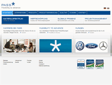 Tablet Screenshot of pass.de
